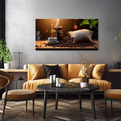 Πίνακες ζωγραφικής καφέ για την κουζίνα Αφηρημένο άρωμα | διαφορετικές διαστάσεις