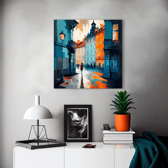 Σχεδιασμός διακόσμηση σε καμβά Πράγα στην καρδιά της Ευρώπης | διαφορετικές διαστάσεις