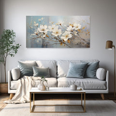 Ο κόσμος των λουλουδιών σε καμβά Κομψότητα της φύσης 70x140 cm