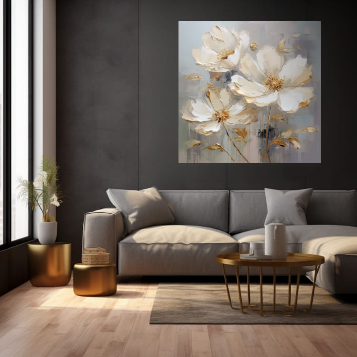 Ο κόσμος των λουλουδιών σε καμβά Μια απόλαυση για τις αισθήσεις σας | διαφορετικές διαστάσεις