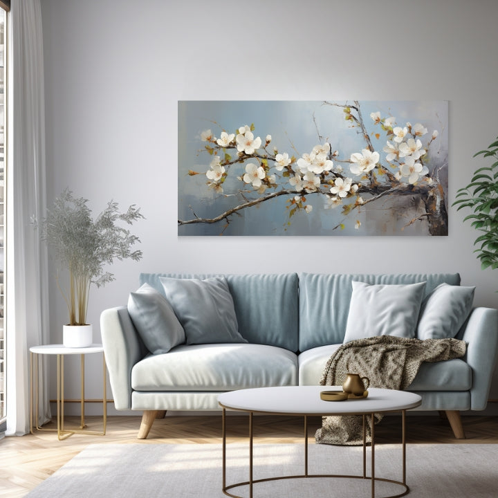 Ο κόσμος των λουλουδιών σε καμβά Όαση ειρήνης και χαράς | διαφορετικές διαστάσεις