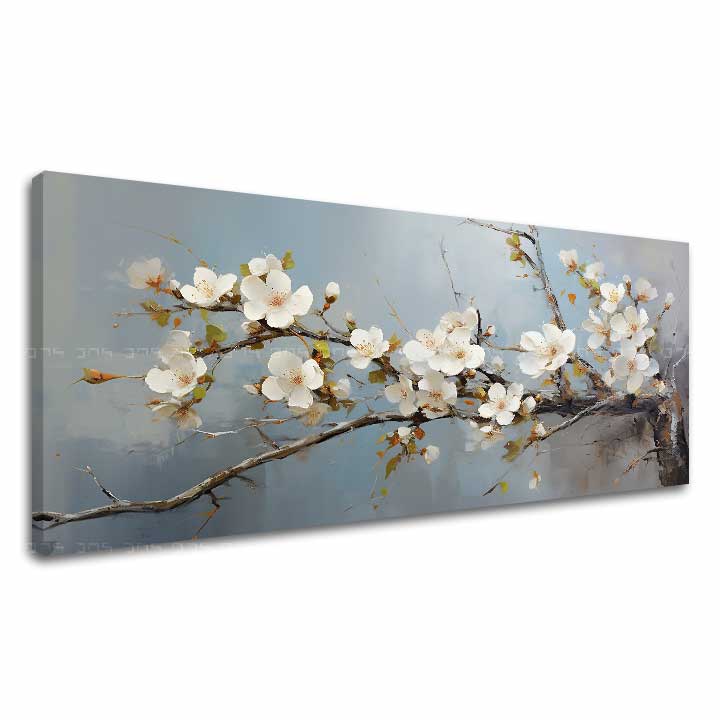 Ο κόσμος των λουλουδιών σε καμβά Όαση ειρήνης και χαράς | διαφορετικές διαστάσεις