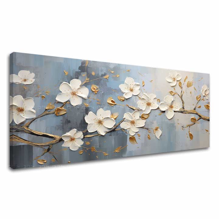 Floral world on canvas Αρμονία των χρωμάτων | διαφορετικές διαστάσεις
