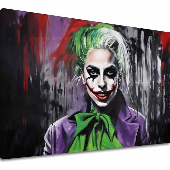 Εκτύπωση σε καμβά - Joker Poker Face | διάφορα μεγέθη