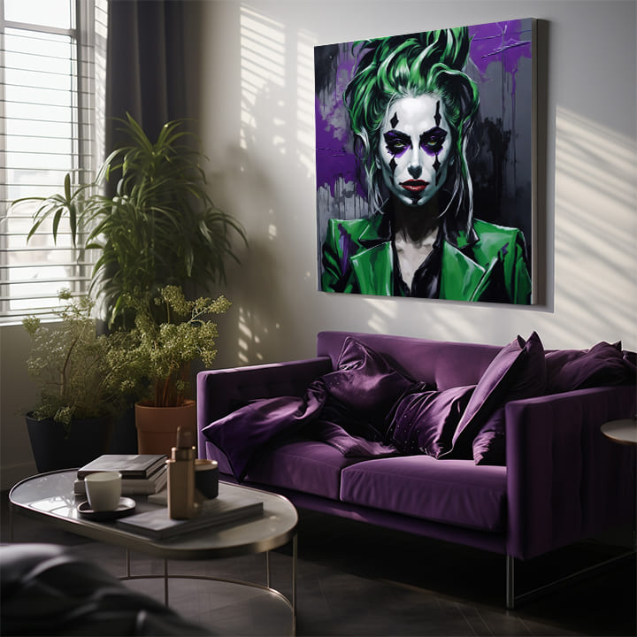 Η εικόνα στον καμβά - Η ντίβα της ποπ Lady Gaga | διαφορετικές διαστάσεις