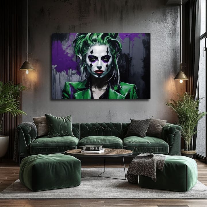 Η εικόνα στον καμβά - Dark Queen Lady Gaga | διαφορετικές διαστάσεις