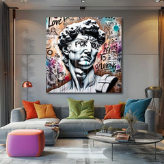 Η εικόνα στον καμβά - Rebel David | διαφορετικές διαστάσεις