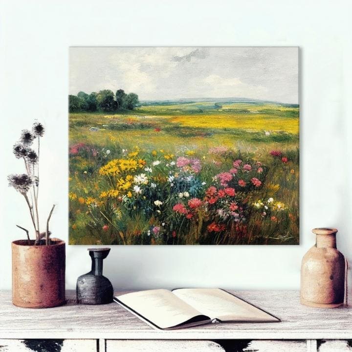 Τοπίο σε καμβά Endless fragrance Discount 30 % 30X40 cm