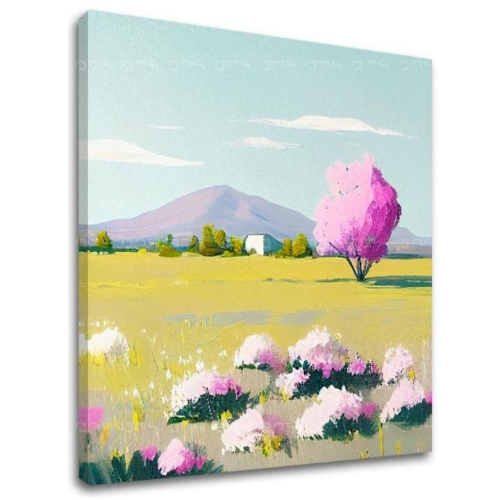 Τοπίο σε καμβά Καλοκαιρινό παραμύθι | διαφορετικές διαστάσεις