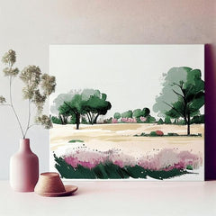 Τοπίο σε καμβά Παγκόσμιος κόσμος με υπέροχα χρώματα | διαφορετικές διαστάσεις