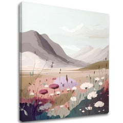 Τοπίο σε καμβά Κοιλάδα των βουνών | διαφορετικές διαστάσεις