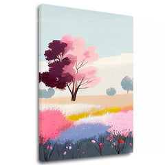 Τοπίο σε καμβά Ένας κόσμος που ξεχειλίζει από χρώματα | διαφορετικές διαστάσεις