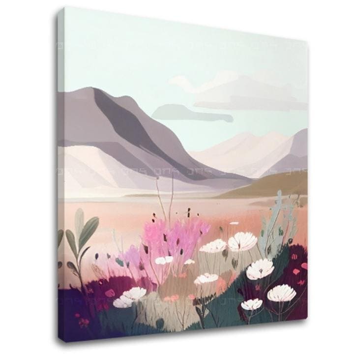 Τοπίο σε καμβά Παστέλ όνειρο | διαφορετικές διαστάσεις