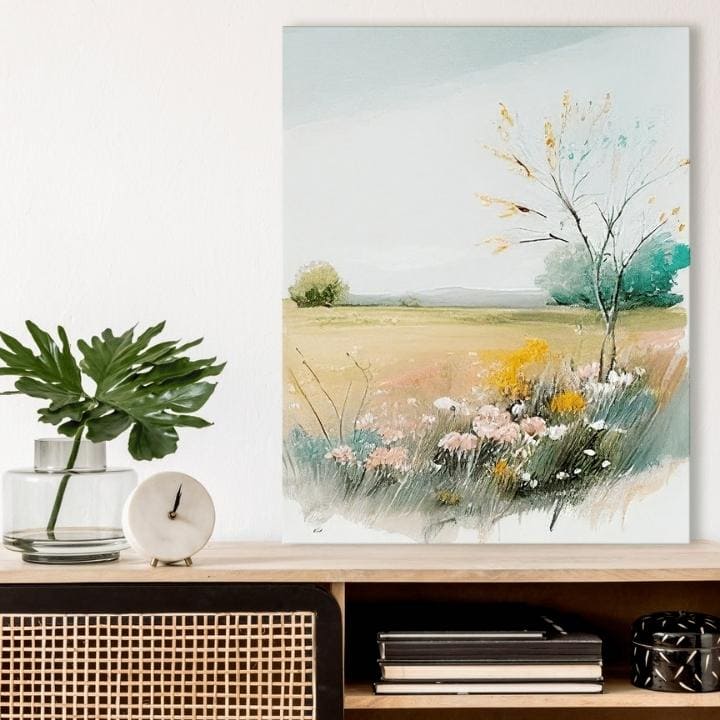 Τοπίο σε καμβά Μια εξαιρετική ζωή | διαφορετικές διαστάσεις