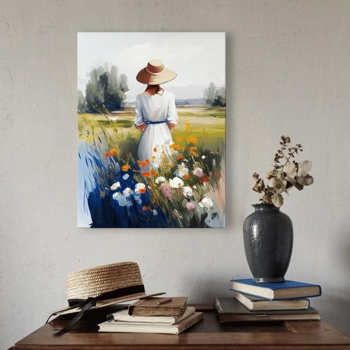 Τοπίο σε καμβά Εύρεση της σιωπής στη φύση 70X100 cm