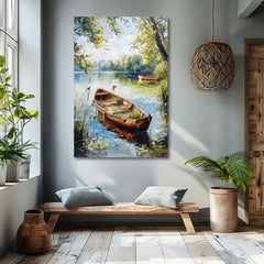 Πίνακας ζωγραφικής τοπίου σε καμβά Lone Rider