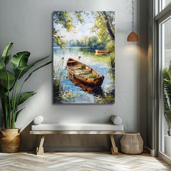 Πίνακας ζωγραφικής τοπίου σε καμβά Lone Rider