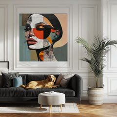 Κομψή εικόνα μιας γυναίκας Αρμονία των σχημάτων