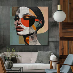 Κομψή εικόνα μιας γυναίκας Αρμονία των σχημάτων