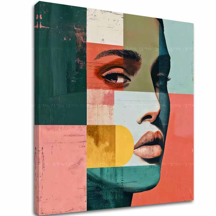 Κομψή εικόνα της άποψης μιας γυναίκας για τον κόσμο