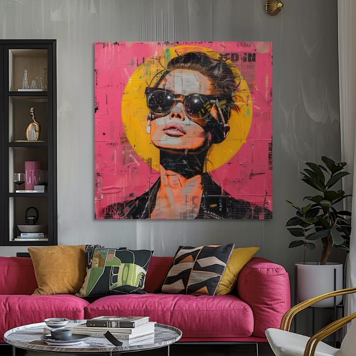 Κομψή εικόνα μιας γυναίκας Influencer