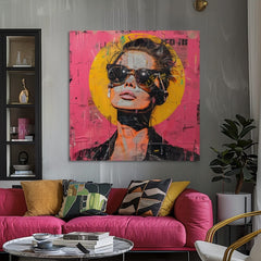 Κομψή εικόνα μιας γυναίκας Influencer