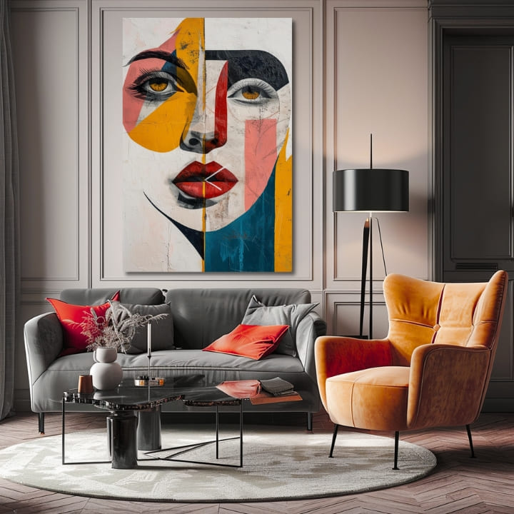 Κομψή εικόνα μιας γυναίκας Επιθυμία να φιλήσει