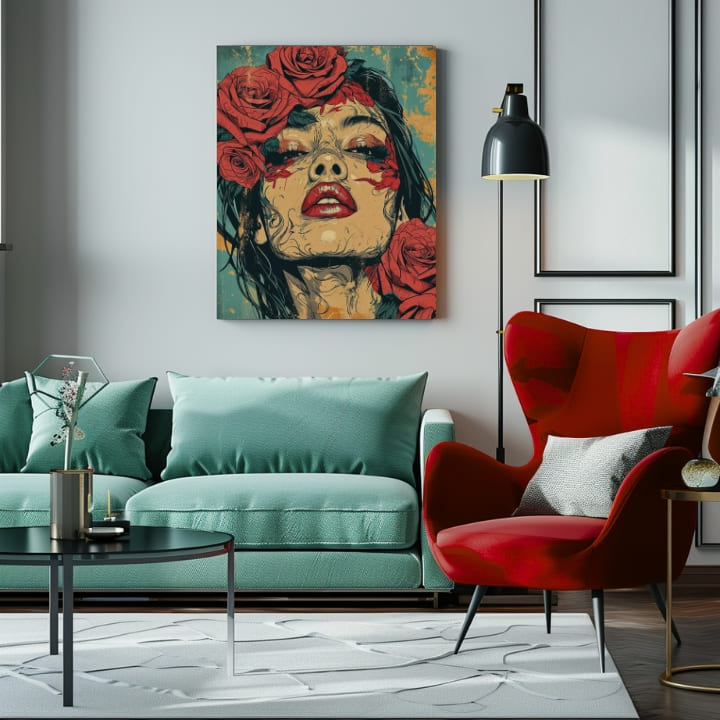 Κομψή εικόνα μιας γυναίκας Πάθος