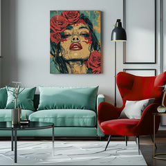 Κομψή εικόνα μιας γυναίκας Πάθος