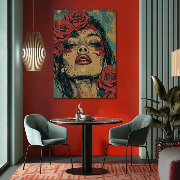 Κομψή εικόνα μιας γυναίκας Πάθος