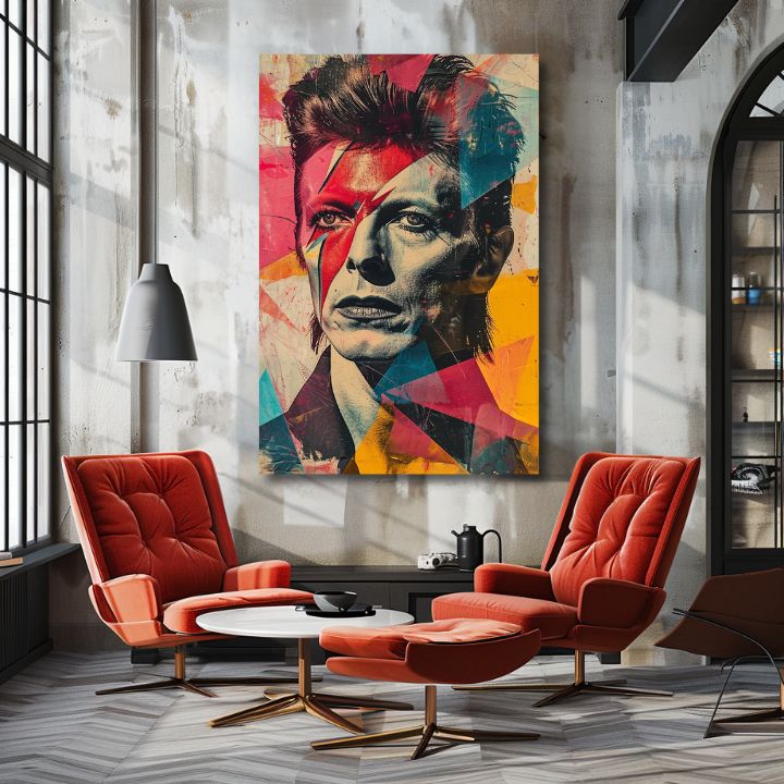 David Bowie ζωγραφική σε καμβά - Επαναστάτης με την ψυχή ενός καλλιτέχνη