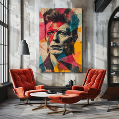 David Bowie ζωγραφική σε καμβά - Επαναστάτης με την ψυχή ενός καλλιτέχνη