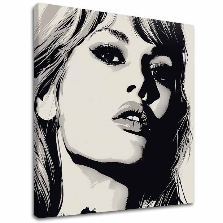 Πίνακας της Brigitte Bardot - κομψότητα της δεκαετίας του '60