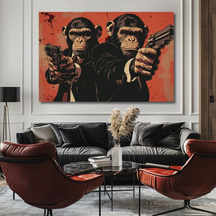 Monkey Gang - Εικόνα για ένα τολμηρό εσωτερικό