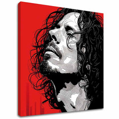Chris Cornell ζωγραφική σε καμβά - Rock Passion - εικόνα 2