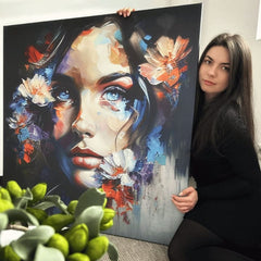 Σχεδιασμός διακόσμηση σε καμβά Ουρανός στα μάτια | διαφορετικές διαστάσεις