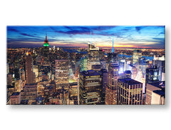 Wall painting PANORAMA CITY Discount 60 % 50X100 CM