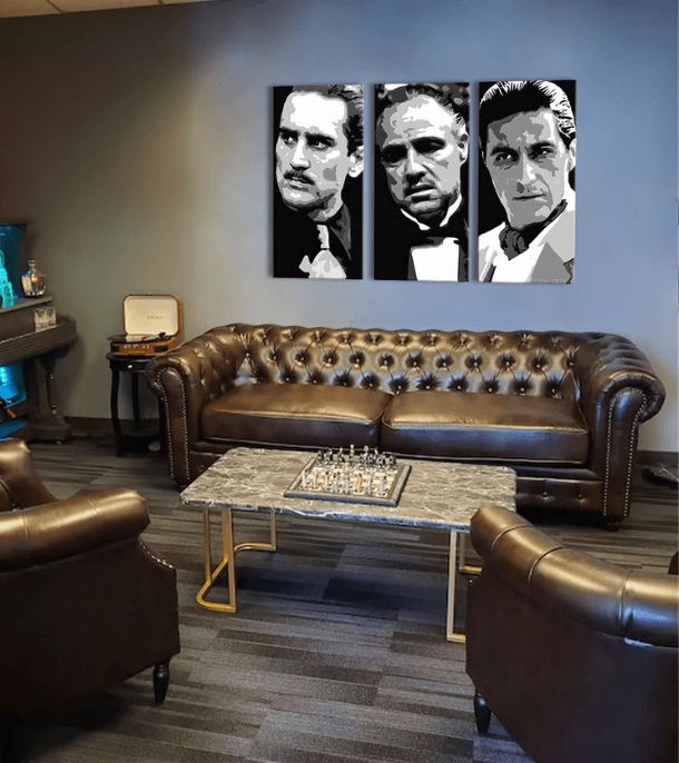The Greatest MAFIANS on Canvas - Ο Νονός Έκπτωση 60 % 120x80 cm