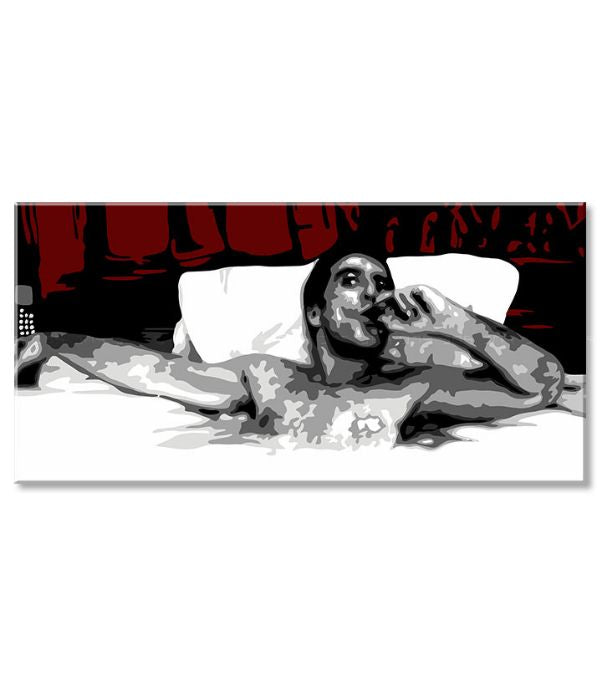 Οι μεγαλύτεροι μαφιόζοι στην οθόνη SCARFACE - TONY MONTANA με πούρο στην πισίνα - εικόνα 4