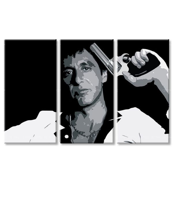 Οι μεγαλύτεροι μαφιόζοι της οθόνης SCARFACE - TONY MONTANA Sμε όπλα στα χέρια - εικόνα 4