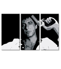 Οι μεγαλύτεροι μαφιόζοι της οθόνης SCARFACE - TONY MONTANA Sμε όπλα στα χέρια - εικόνα 4