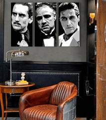 The Greatest MAFIANS on Canvas - THE GODFATHER Έκπτωση 60% 150X100 CM