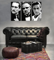 The Greatest MAFIANS on Canvas - THE GODFATHER Έκπτωση 60% 150X100 CM