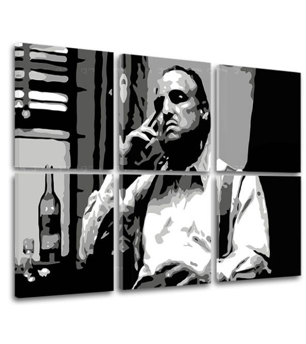 Οι μεγαλύτεροι μαφιόζοι της οθόνης THE GODFATHER - VITO CORLEONE με ένα μπουκάλι ουίσκι - εικόνα 3