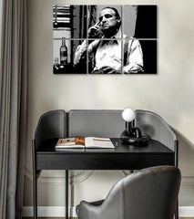 Οι μεγαλύτεροι μαφιόζοι της οθόνης THE GODFATHER - VITO CORLEONE με ένα μπουκάλι ουίσκι - εικόνα 2