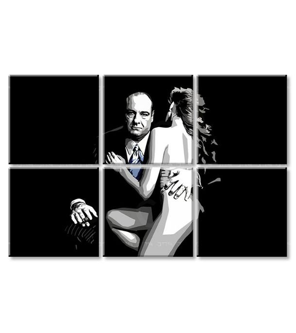 Οι μεγαλύτεροι μαφιόζοι της οθόνης SOPRANOS - TONY SOPRANO με μια γυμνή γυναίκα - εικόνα 4