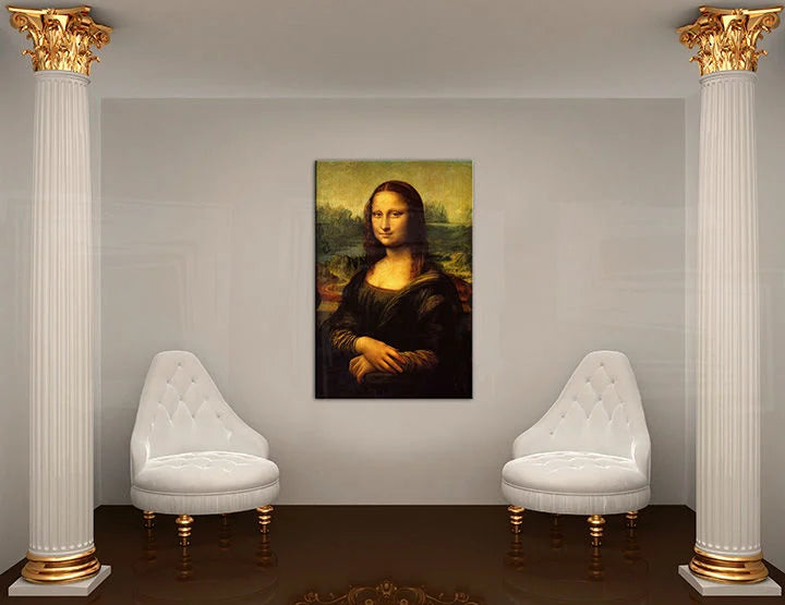 Εικόνα σε καμβά MONA LISA – LEONARDO DA VINCI Έκπτωση 60 % 100x60 cm