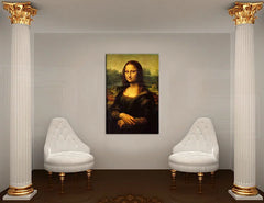 Εικόνα σε καμβά MONA LISA – LEONARDO DA VINCI Έκπτωση 60 % 100x60 cm