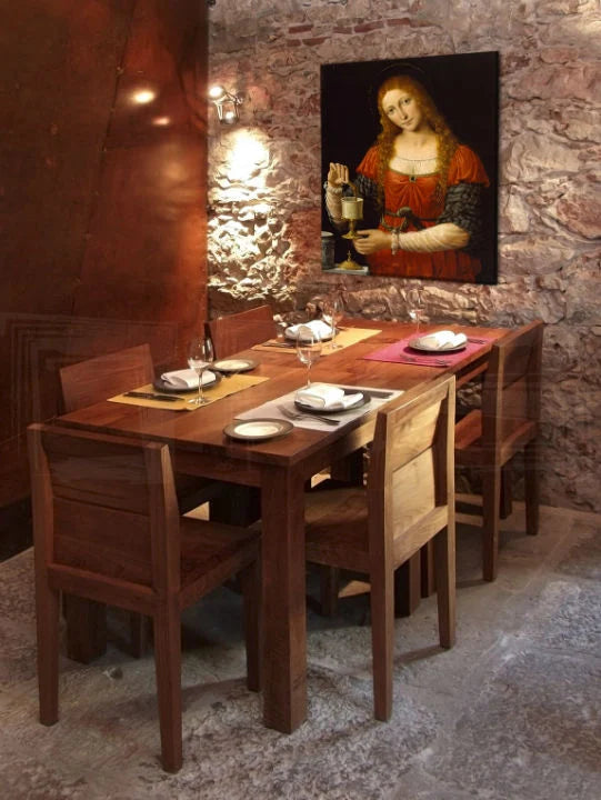 Εικόνα σε καμβά ΑΝΑΠΑΡΑΓΩΓΗ - LEONARDO DA VINCI Έκπτωση 60% 100X80 cm