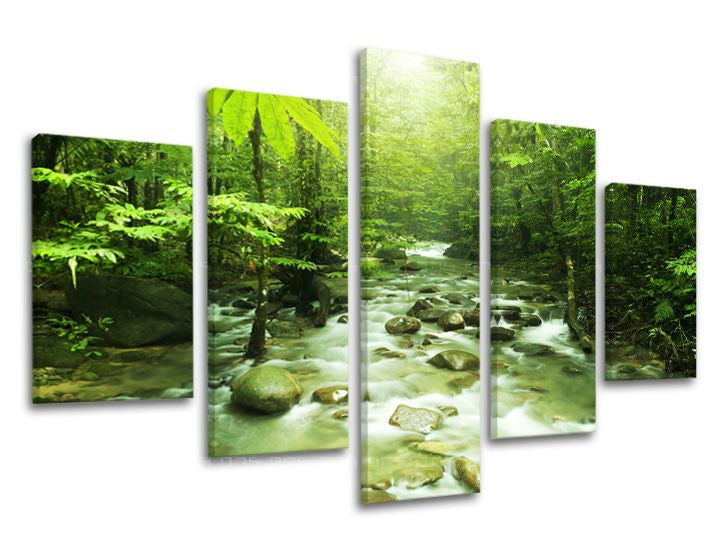 Wall painting TREES Discount 60 % 100X80 cm